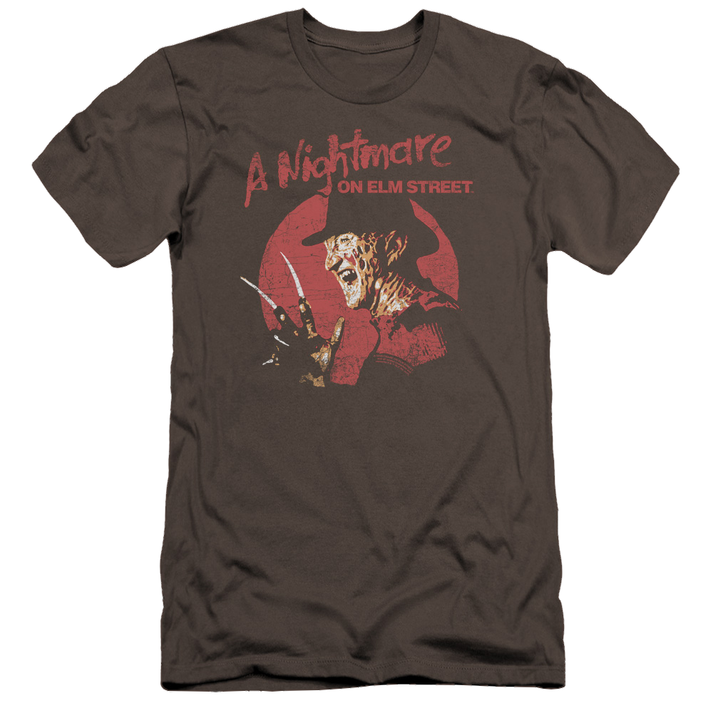 A Nightmare on Elm Street Freddy Circle - Men's Premium Slim Fit T-Shirt Men's Premium Slim Fit T-Shirt A Nightmare on Elm Street   