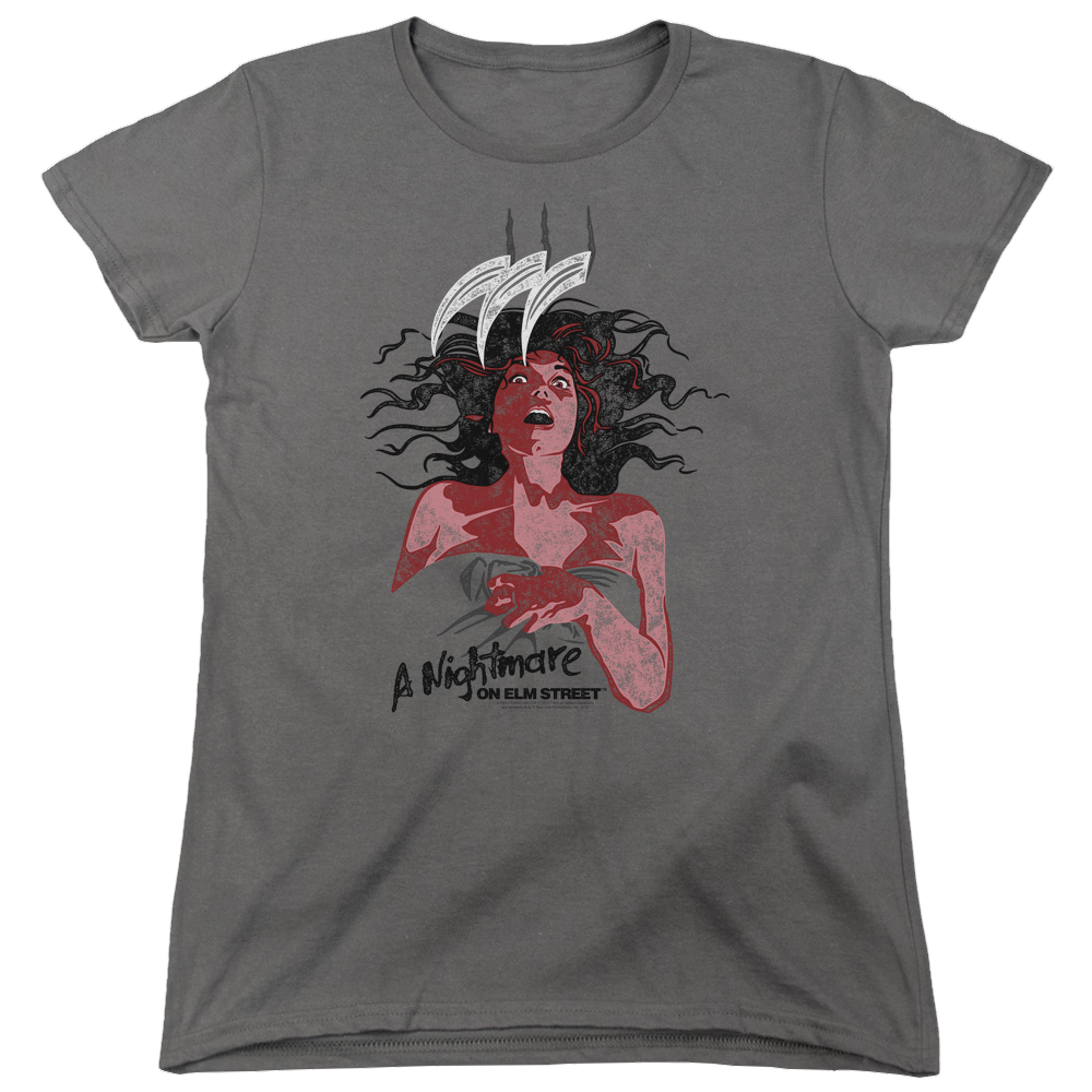 A Nightmare on Elm Street Illustrated European Poster - Women's T-Shirt Women's T-Shirt A Nightmare on Elm Street   